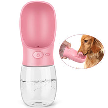 Load image into Gallery viewer, Pet Dog Water Bottle Dog Leakage-proof Drinking water feeder for Outdoor Dogs Travel Water Bottle Dogs Water Bowl Pet Supplies