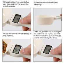 Load image into Gallery viewer, 800g/1g Pet Food Scale Cup For Dog Cat Feeding Bowl Kitchen Scale Spoon Measuring Scoop Cup Portable With Led Display