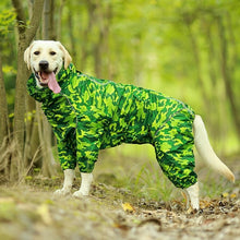 Load image into Gallery viewer, Pet Dog Raincoat Reflective Waterproof Clothes High Neck Hooded Jumpsuit For Small Big Dogs Rain Cloak Golden Retriever Labrador