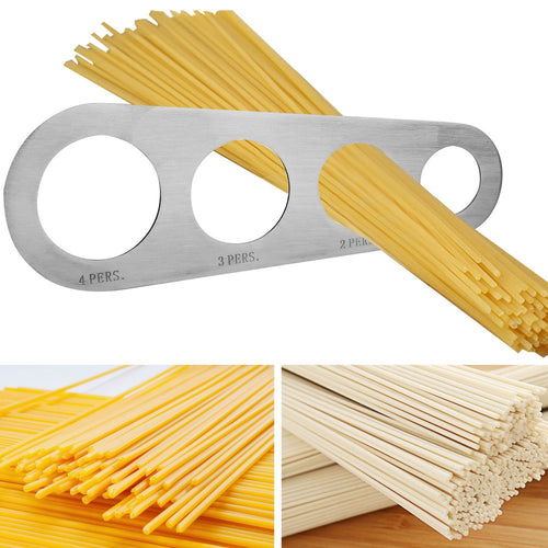 Four Holes Spaghetti Measurer  Stainless Steel  Pasta Noodle Measure Kitchen Accessories