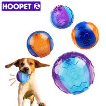 Load image into Gallery viewer, HOOPET Pet Dog Puppy Squeaky Chew Toy Sound Pure Natural Non-toxic Rubber Outdoor Play Small Big Dog Funny Ball